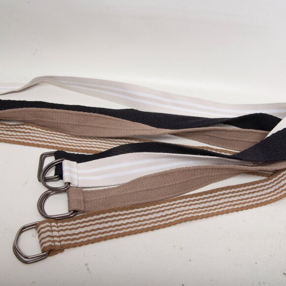 Men’s Polyester Belts Lot (4) – 47” – Neutral Colors – Never Used - Picture 2 of 4